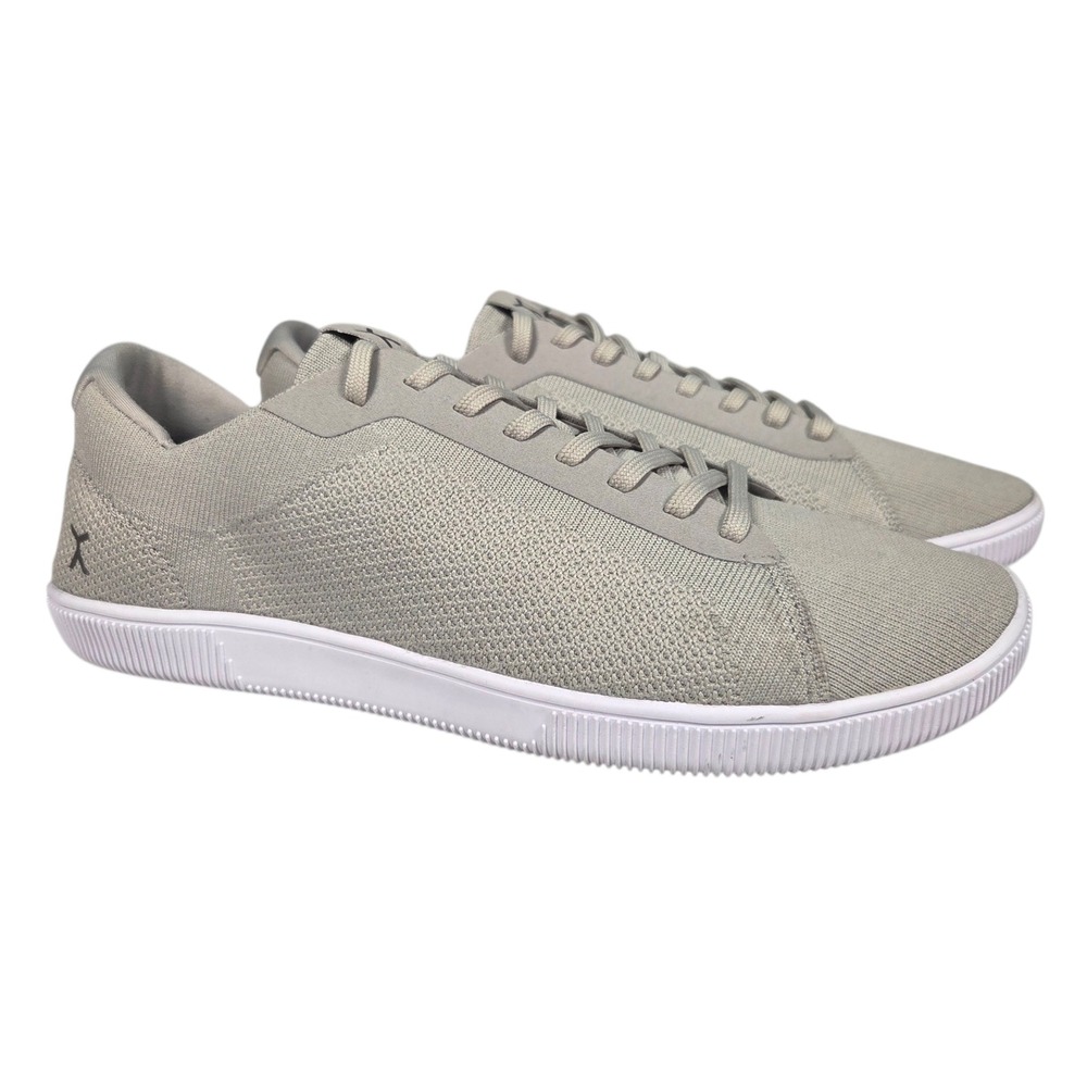 Flux Footwear Adapt Trainer Sneakers Mens 12.5 Womens 13.5 Grey Knit Minimalist